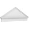 Ekena Millwork Peaked Cap Smooth Architectural PVC Combination Pediment, 52"W x 19-7/8"H x 2-3/4"P (Pitch 6/12) PEDPC052X200PKC00 - alternate 1